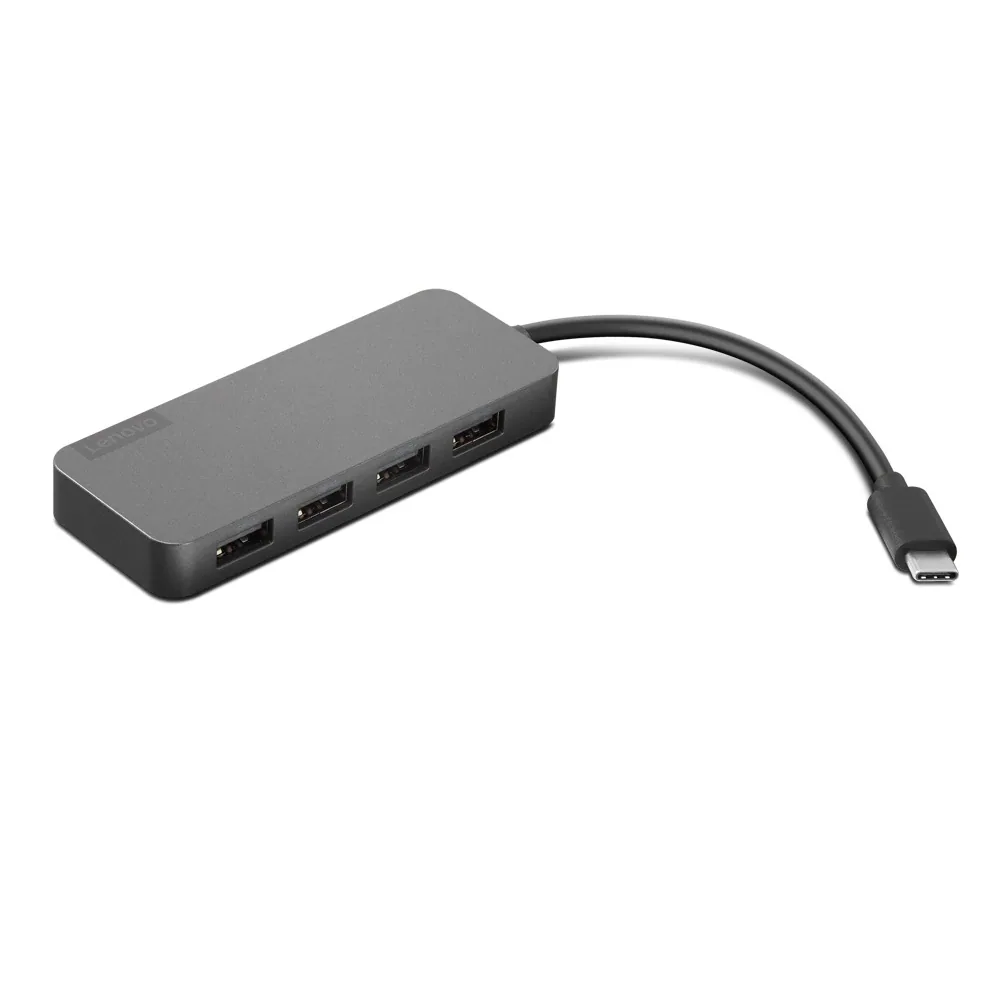 Lenovo 4X90X21427 Schnittstellen-Hub USB 3.2 Gen 2 (3.1 Gen 2) Type-C 20000 Mbit/s Grau – Bild 2
