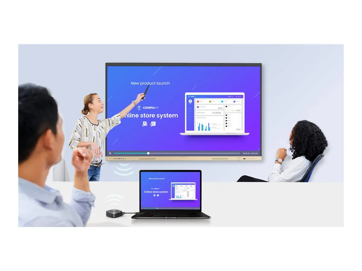 BenQ 248.9cm (98") RE9804FV Interactive Flatp.UHD Android (Speditionsversand)