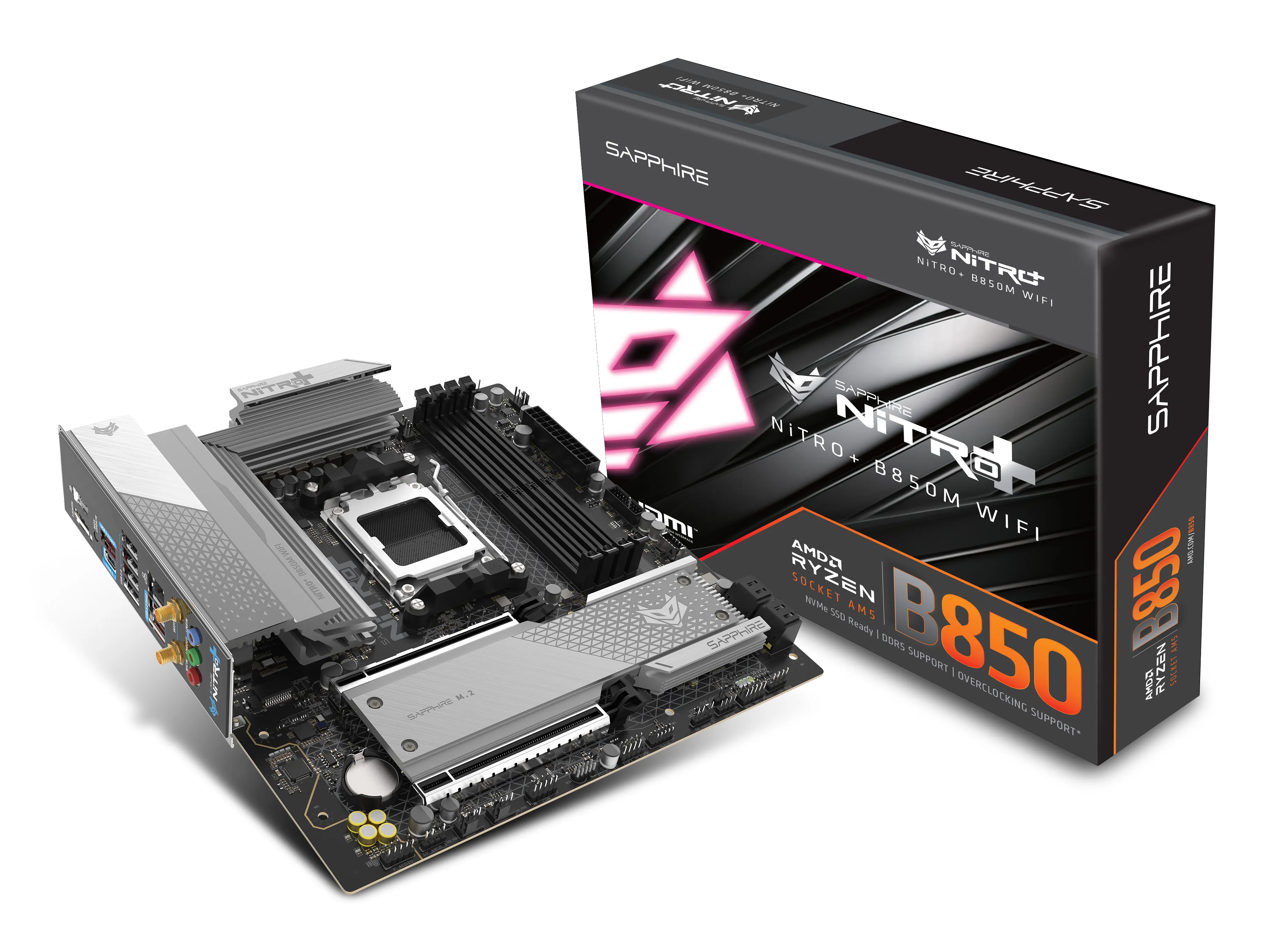 Sapphire MB NITRO+ B850M WIFI7 AMD, AM5, DDR5, mATX