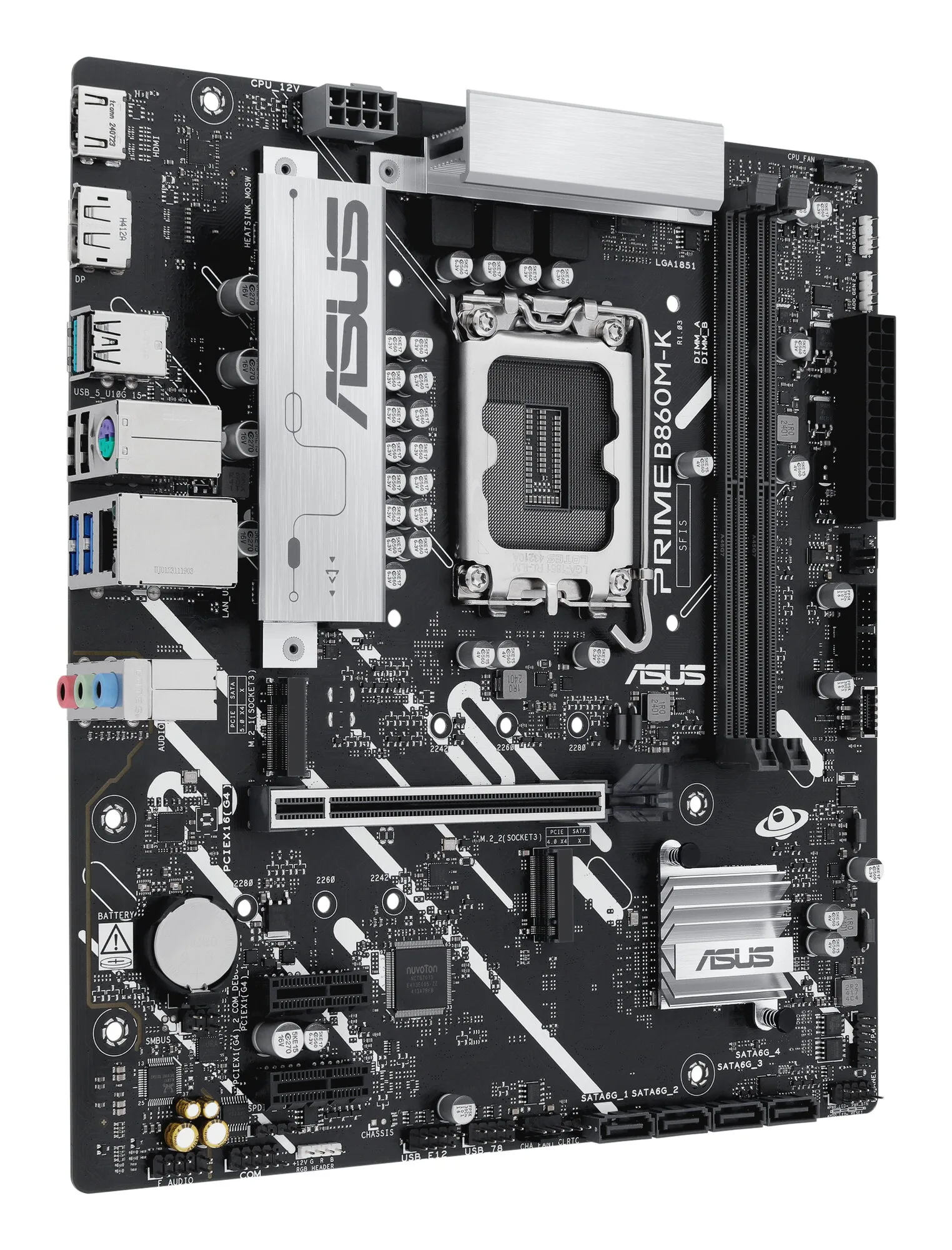 ASUS PRIME B860M-K Intel B860 LGA 1851 (Socket V1) micro ATX – Bild 2