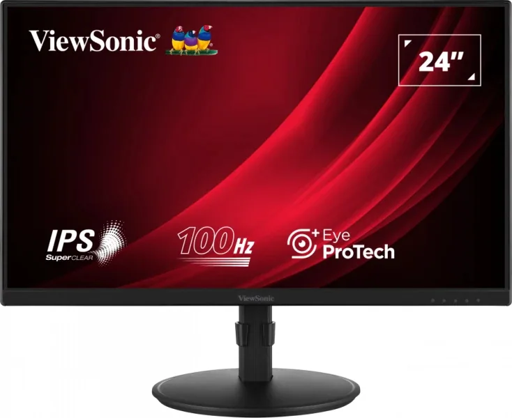 Viewsonic Display VG2408A Computerbildschirm 61 cm (24") 1920 x 1080 Pixel Full HD LED Schwarz – Bild 1