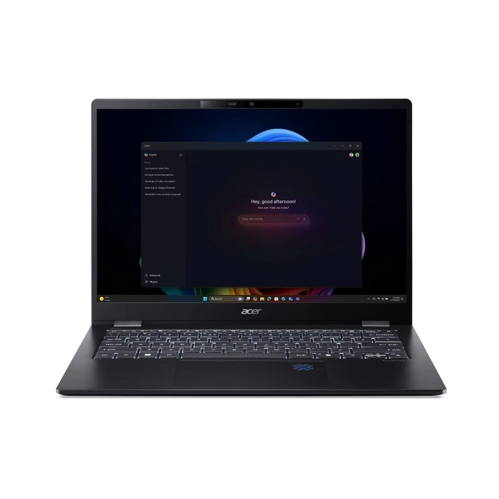 Acer TravelMate P6 TMP614-54-TCO-553Z Intel Core Ultra 5 226V Laptop 35,6 cm (14") WUXGA 16 GB LPDDR5x-SDRAM 512 GB SSD Wi-Fi 7 (802.11be) Windows 11 Pro Schwarz QWERTZ Deutsch – Bild 2
