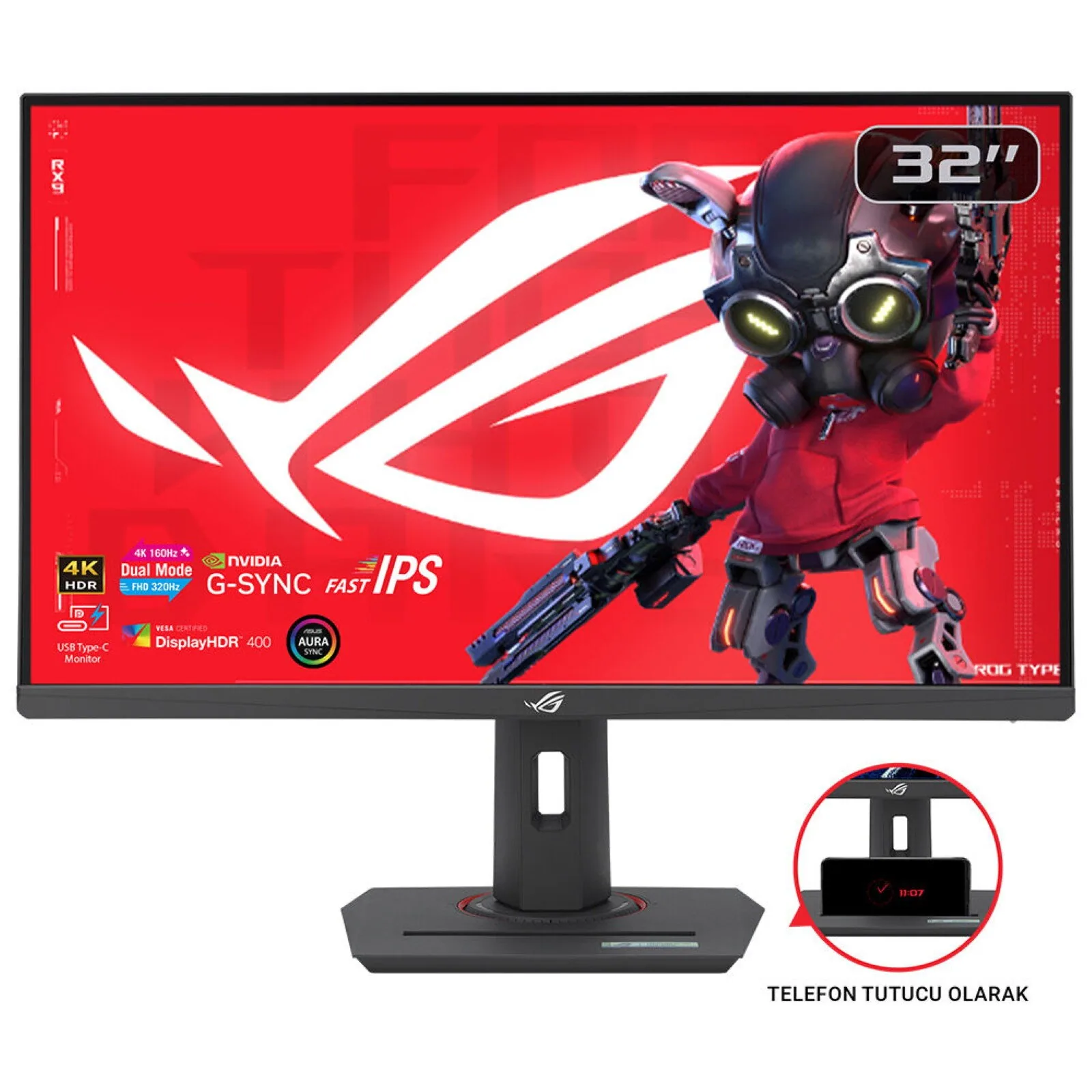 ASUS ROG Strix XG32UCG Computerbildschirm 80 cm (31.5") 3840 x 2160 Pixel 4K Ultra HD LCD Schwarz – Bild 1