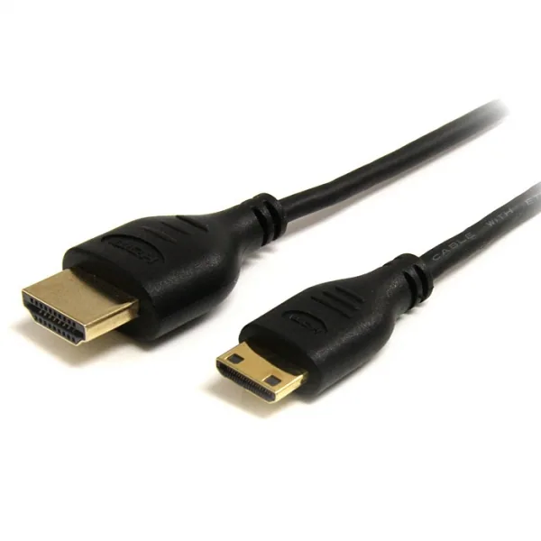 Lenovo Mini HDMI - HDMI HDMI-Kabel 2 m HDMI Typ A (Standard) HDMI Type C (Mini) Schwarz – Bild 1