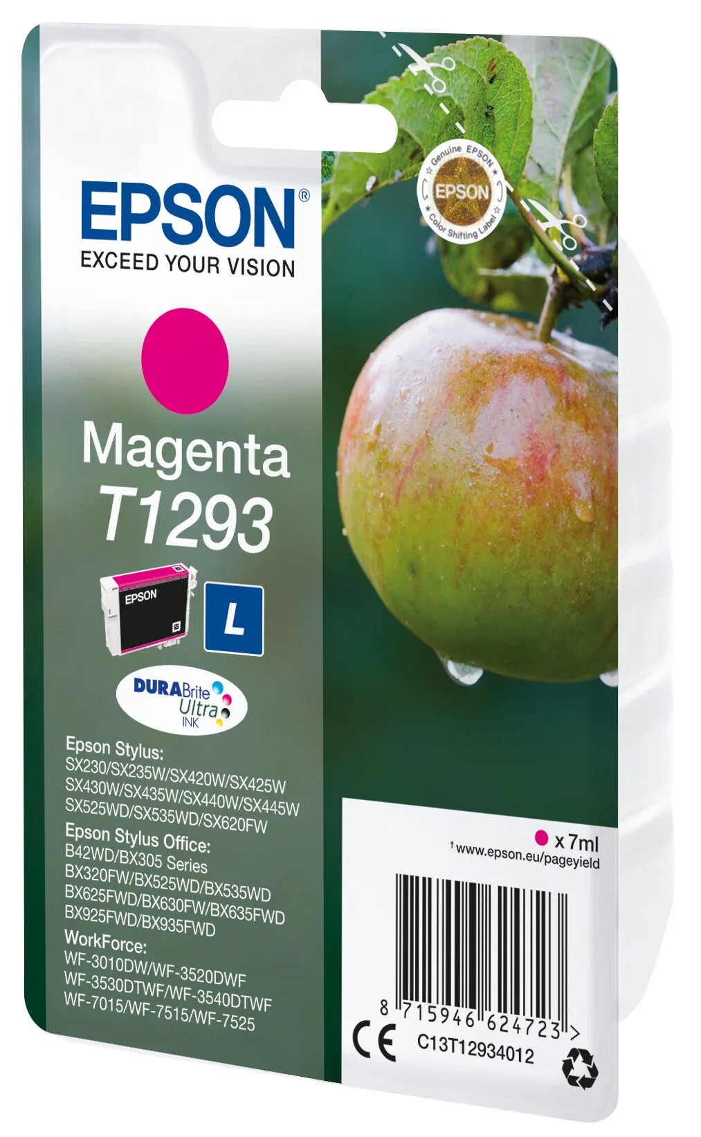 Epson Apple T1293 Apfel DURABrite Ultra Single Magenta Tinte – Bild 6