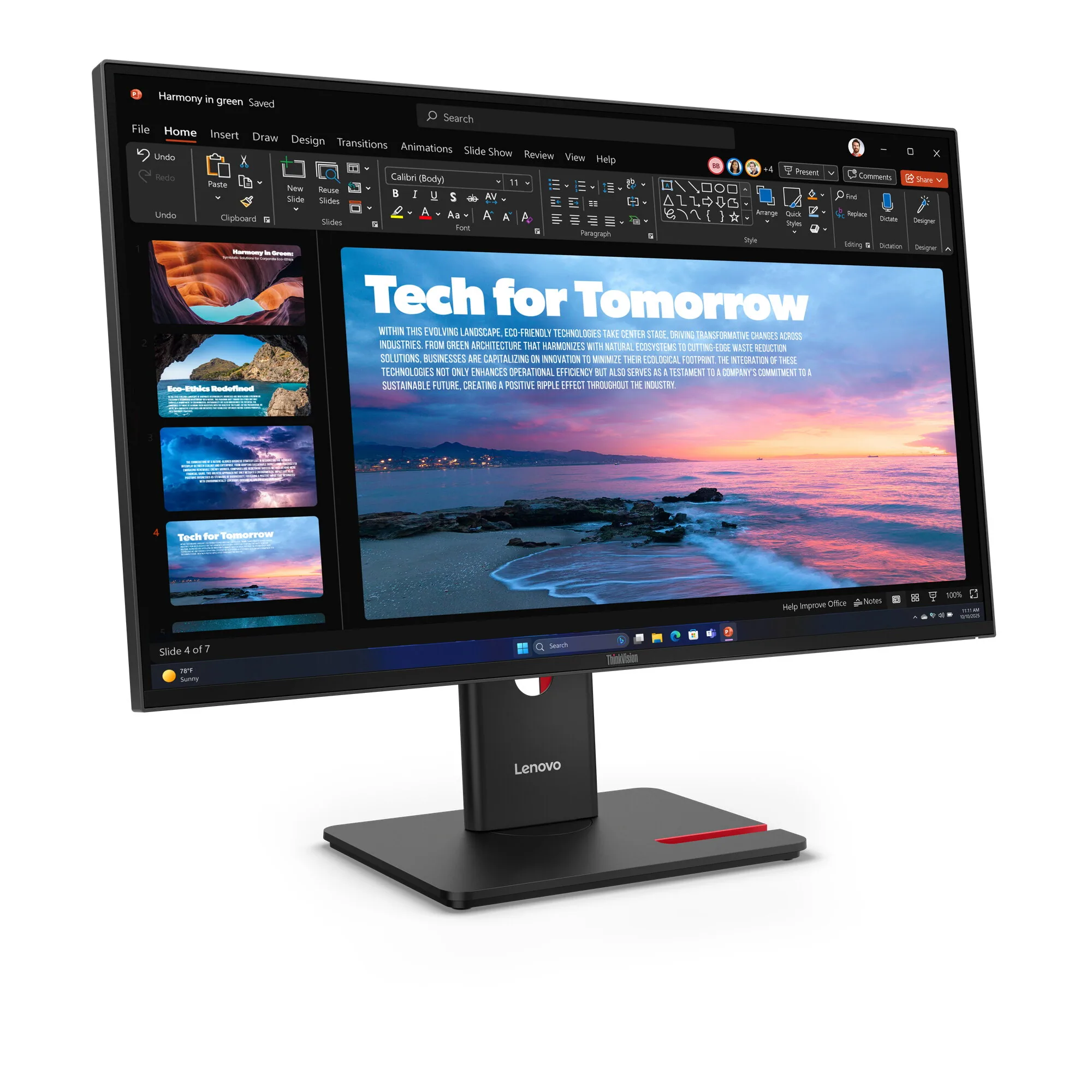 Lenovo ThinkVision T27QD-40 Monitor – Bild 4