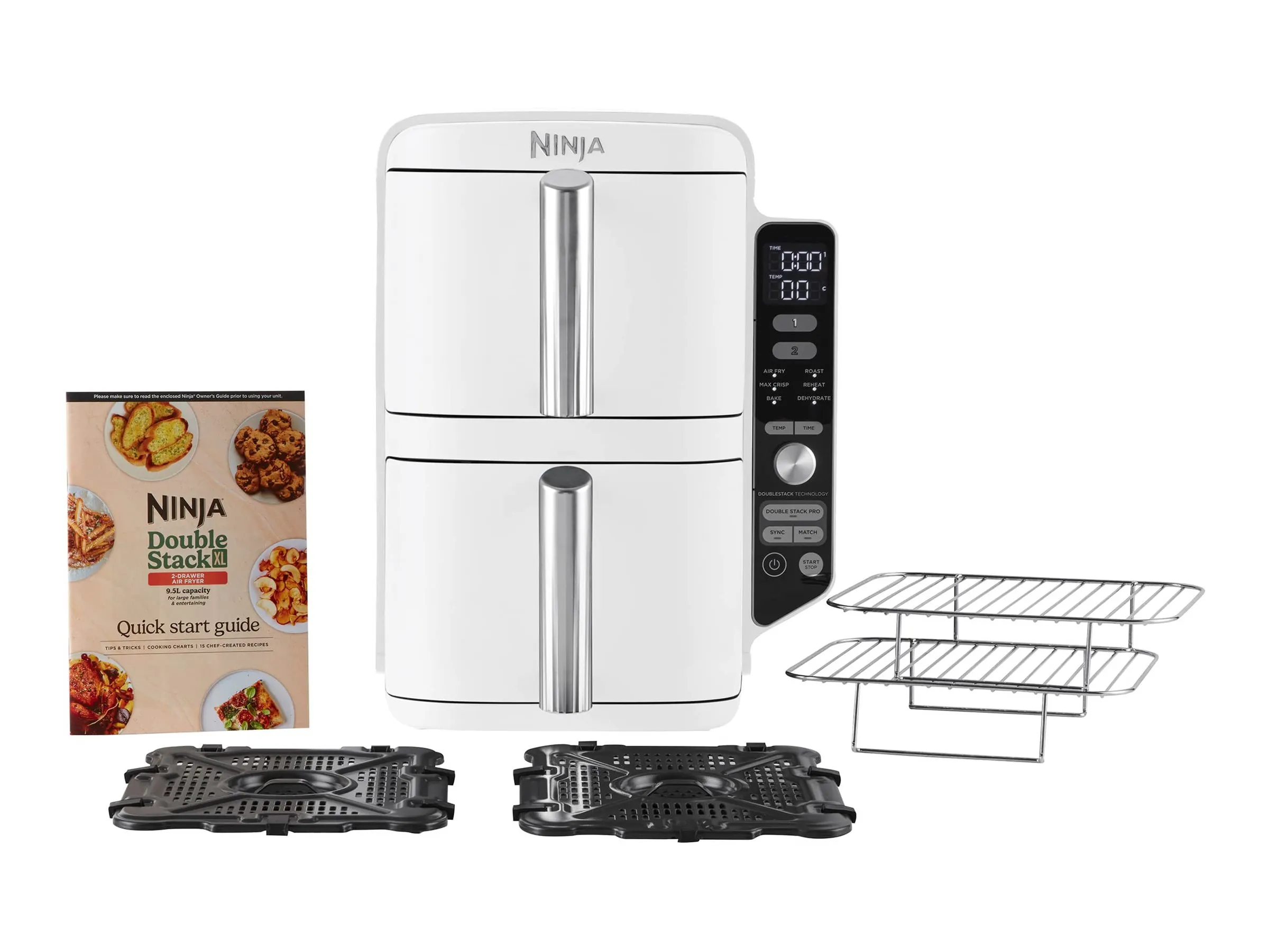 Ninja Double-Stack      Heißluftfritteuse -weiß-   SL400EUWH