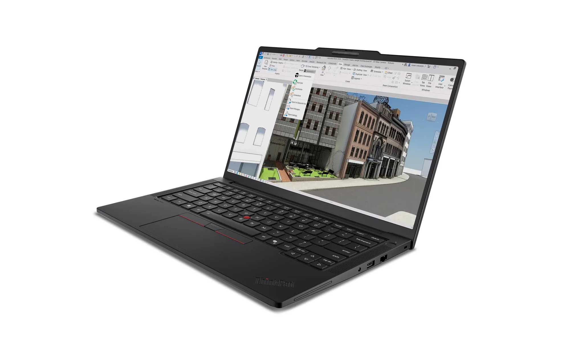 Lenovo ThinkPad P14s Gen 7 (AMD) Copilot+ PC AMD Ryzen AI 7 PRO PRO 450 Mobiler Arbeitsplatz 35,6 cm (14") WUXGA 24 GB DDR5-SDRAM 512 GB SSD Wi-Fi 7 (802.11be) Windows 11 Pro Schwarz Deutsch – Bild 5