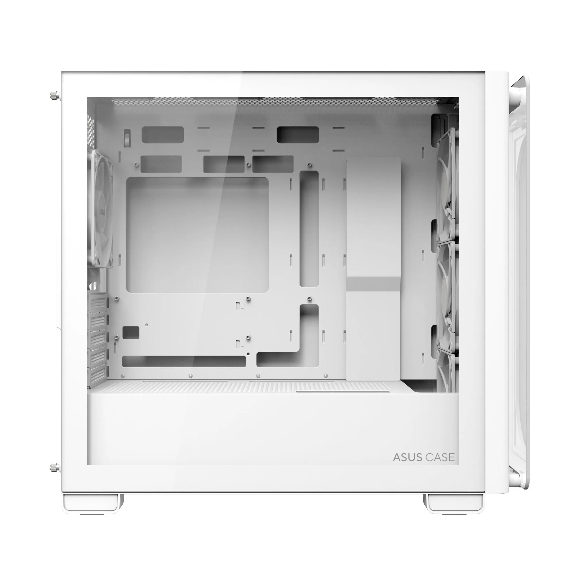 ASUS A23 PLUS TG ARGB WHITE Micro Tower Weiß – Bild 2