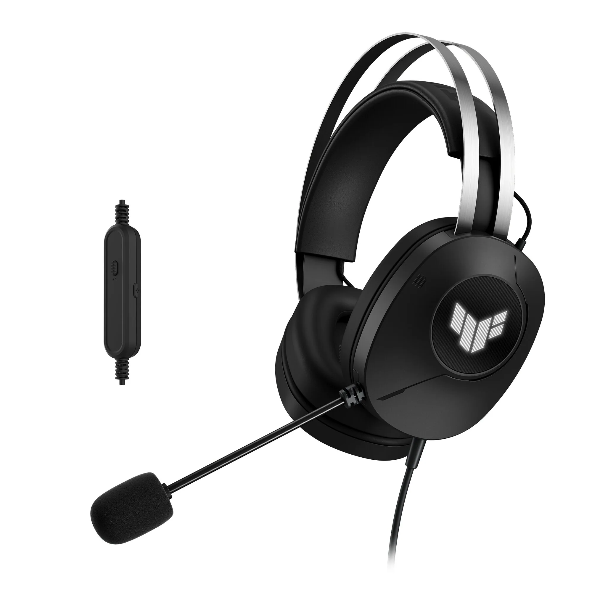 ASUS TUF Gaming H1 Gen II Kopfhörer Kabelgebunden Kopfband USB Typ-A Schwarz – Bild 8