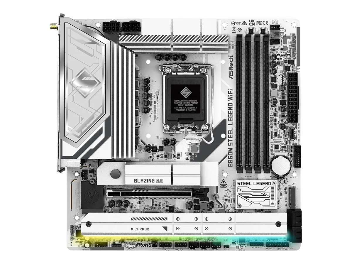 ASRock B860M Steel Legend WiFi 1851 mATX HDMI/DP DDR5