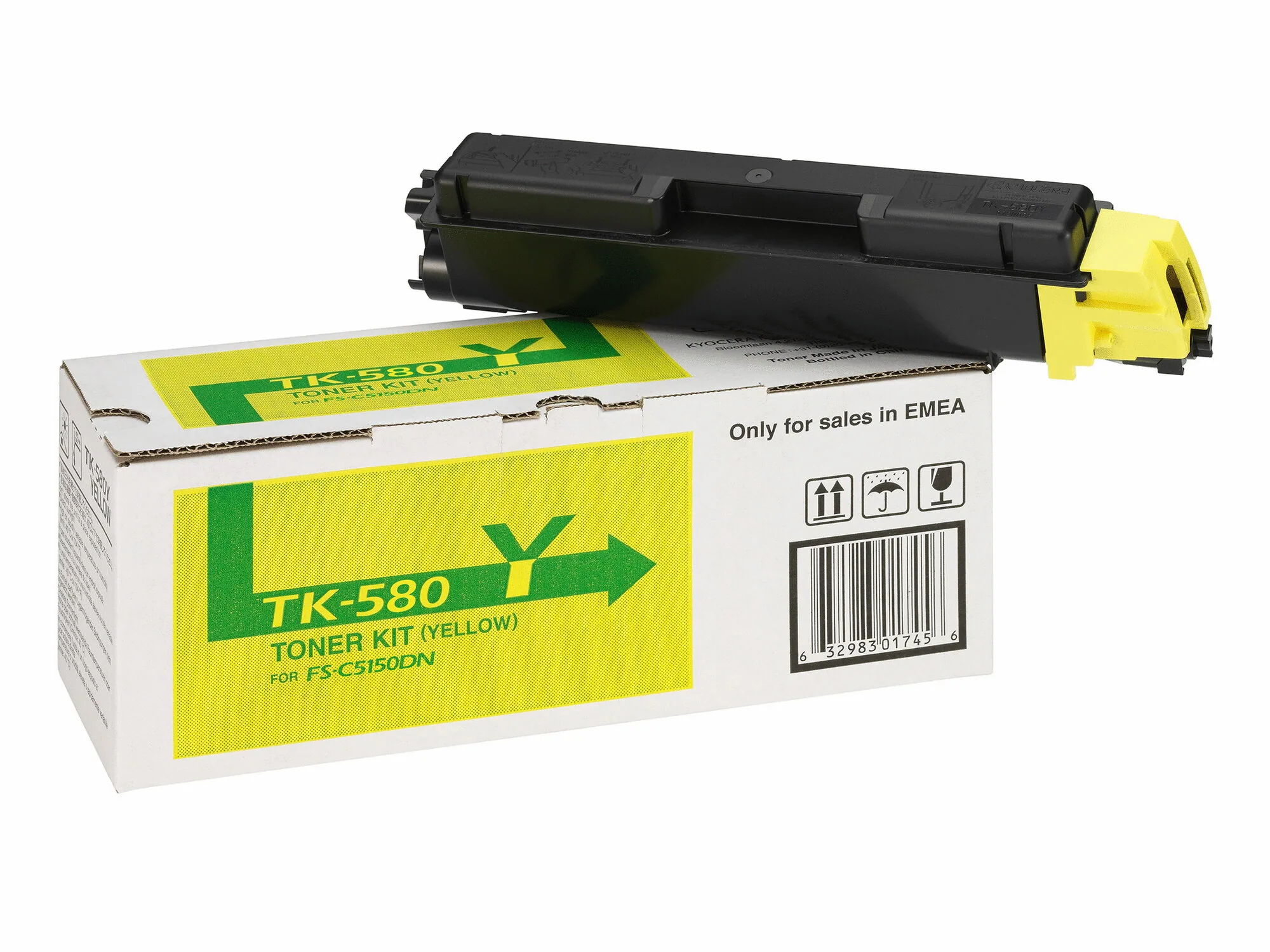 KYOCERA TK-580Y Tonerkartusche 1 Stück(e) Original Gelb – Bild 4