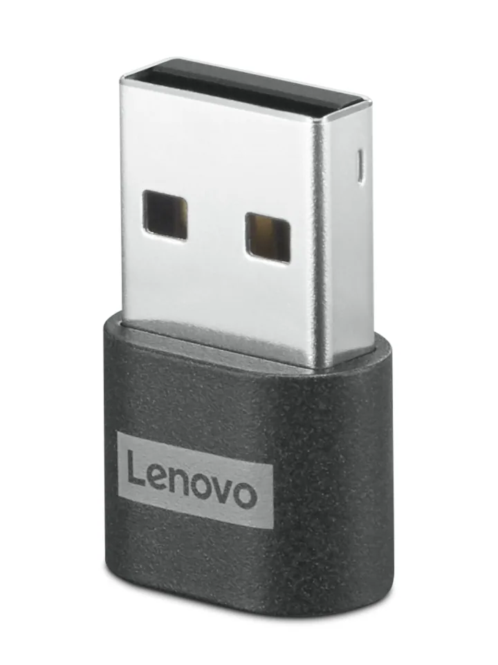 Lenovo 4X91C99226 Kabeladapter USB-C USB-A Schwarz – Bild 1