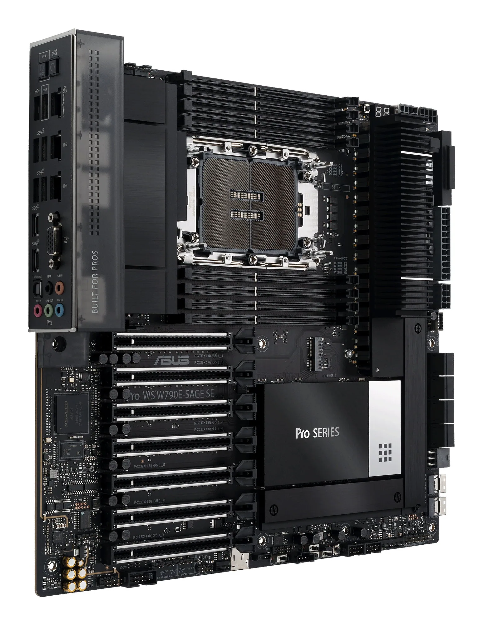 ASUS PRO WS W790E-SAGE SE Intel W790 LGA 4677 (Socket E) EEB – Bild 3
