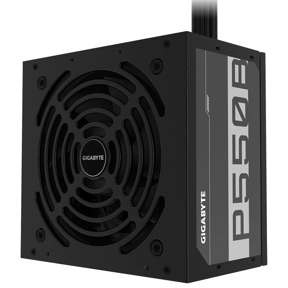 GIGABYTE P550B Netzteil 550 W 20+4 pin ATX ATX Schwarz – Bild 1
