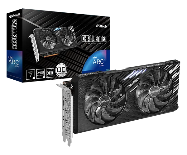 ASRock Intel Arc A750 CL SE 8GO      8GB GDDR6 2xHDMI/2xDP