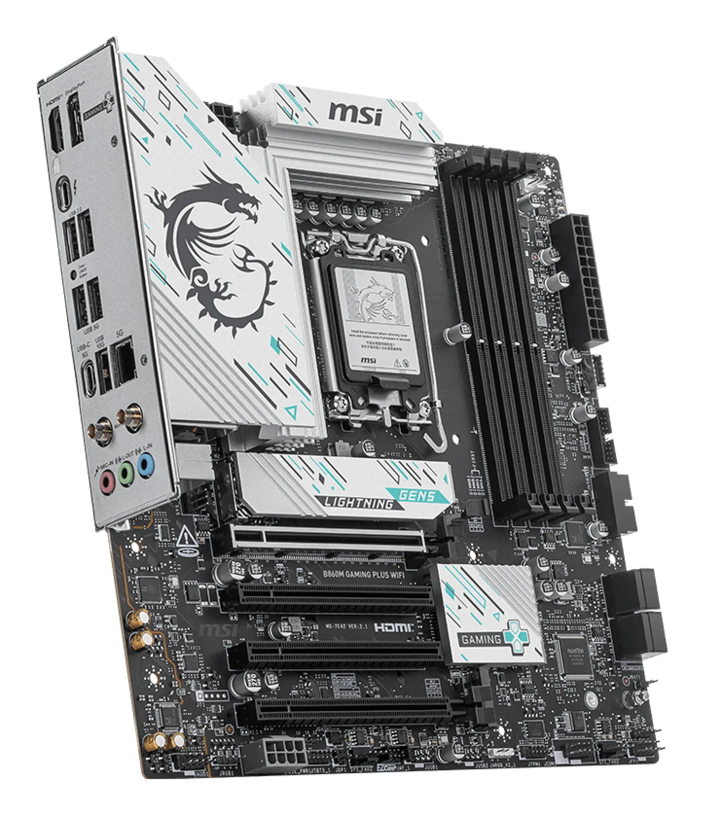 MSI B860M GAMING PLUS WIFI Motherboard Intel B860 LGA 1851 (Socket V1) micro ATX – Bild 4