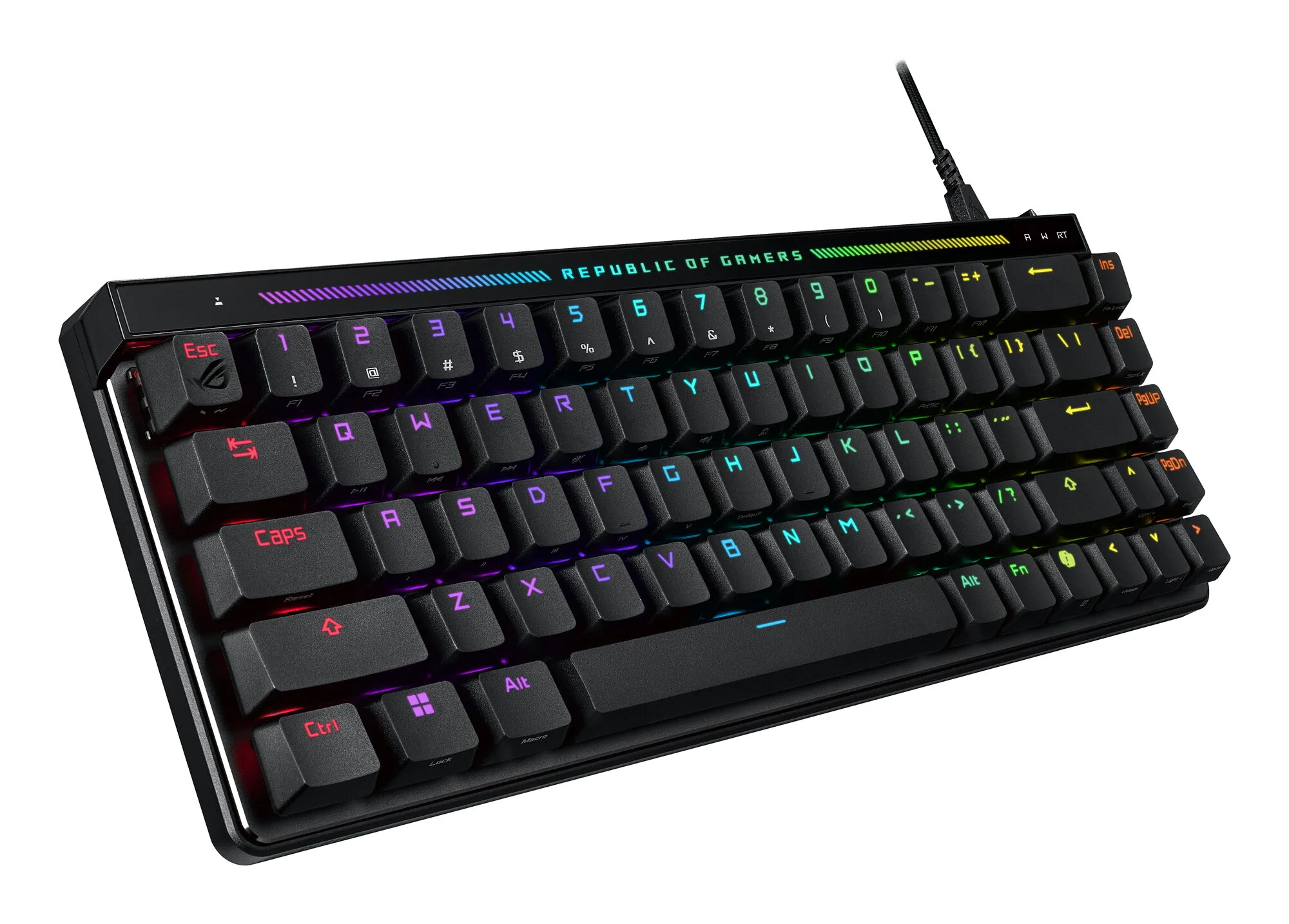 ASUS ROG Falchion Ace HFX Tastatur Gaming USB QWERTZ Deutsch Schwarz – Bild 6