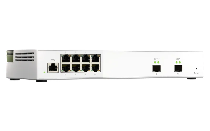 QNAP QSW-M2108-2S Netzwerk-Switch Managed L2 2.5G Ethernet (100/1000/2500) Grau – Bild 3