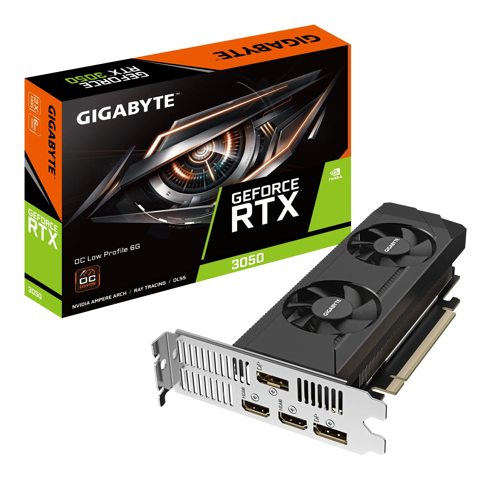 GIGABYTE GeForce RTX 3050 OC Low Profile 6G NVIDIA 6 GB GDDR6 – Bild 1