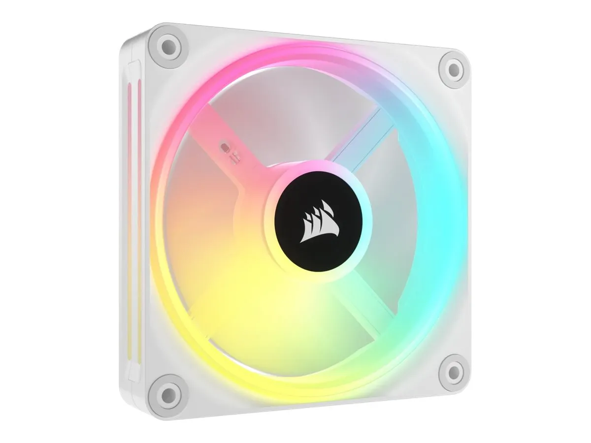 Corsair Lüfter 120*120*25 QX120 RGB LED Fan White Single