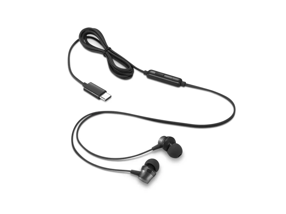 Lenovo 4XD1J77351 Kopfhörer & Headset Kabelgebunden im Ohr Büro/Callcenter USB Typ-C Schwarz – Bild 2