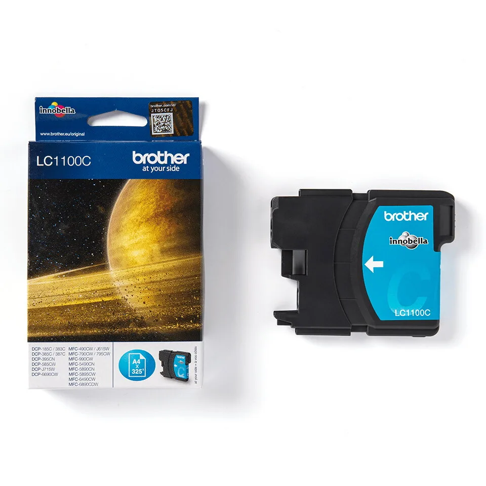 Brother LC1100C Druckerpatrone 1 Stück(e) Original Cyan – Bild 1