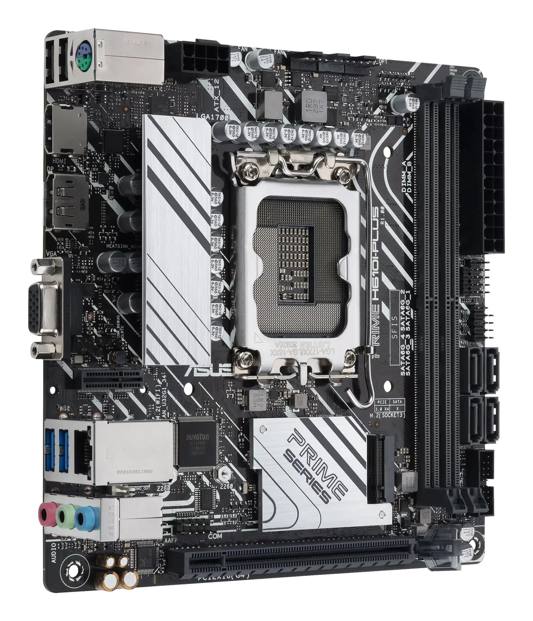 ASUS PRIME H610I-PLUS-CSM Intel H610 LGA 1700 mini ITX – Bild 3