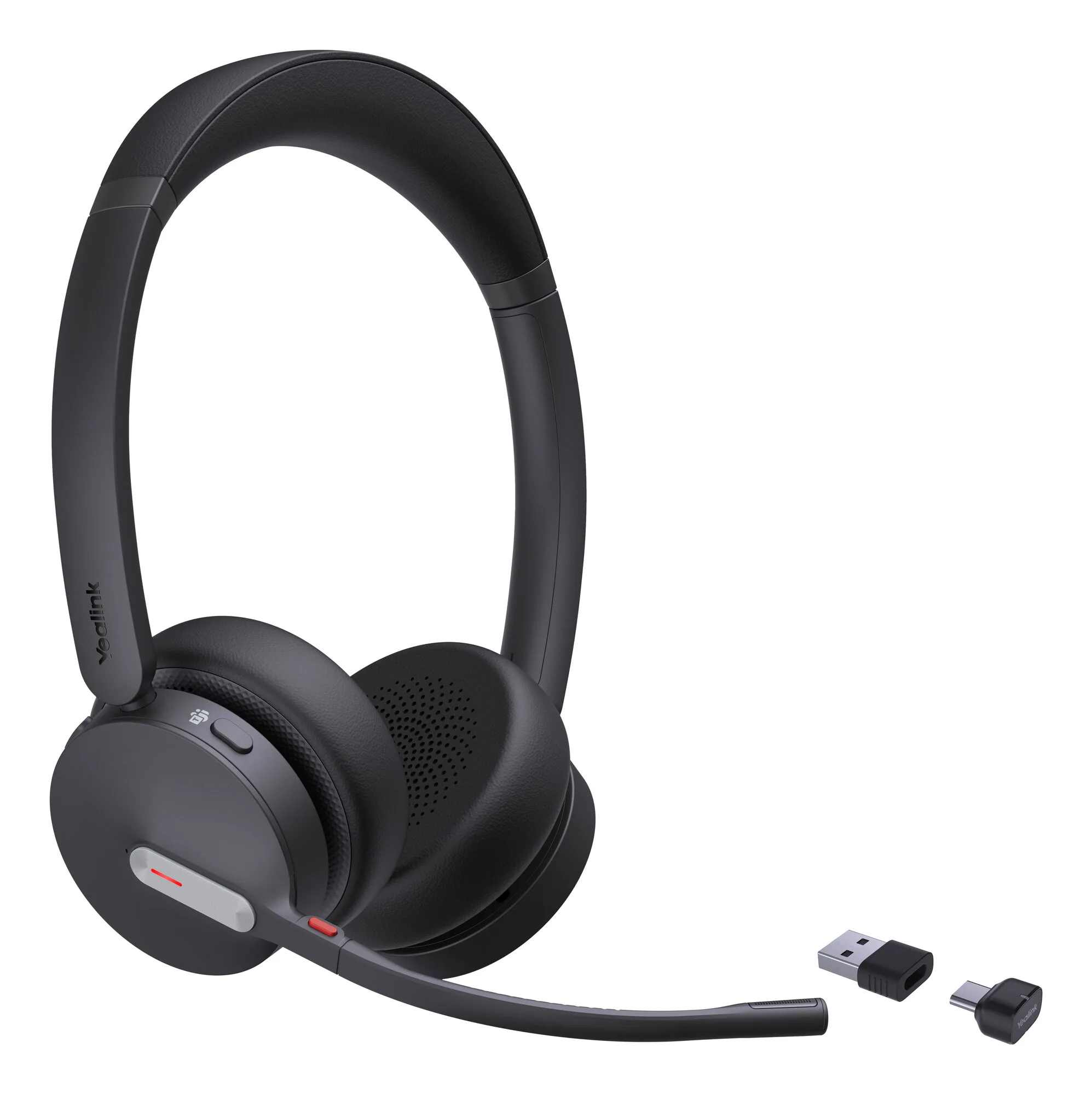 Yealink BH70 Dual Teams USB-C/A Headset Kopfhörer Kabellos Kopfband Büro/Callcenter USB Type-C / USB Type-A Bluetooth Schwarz – Bild 2