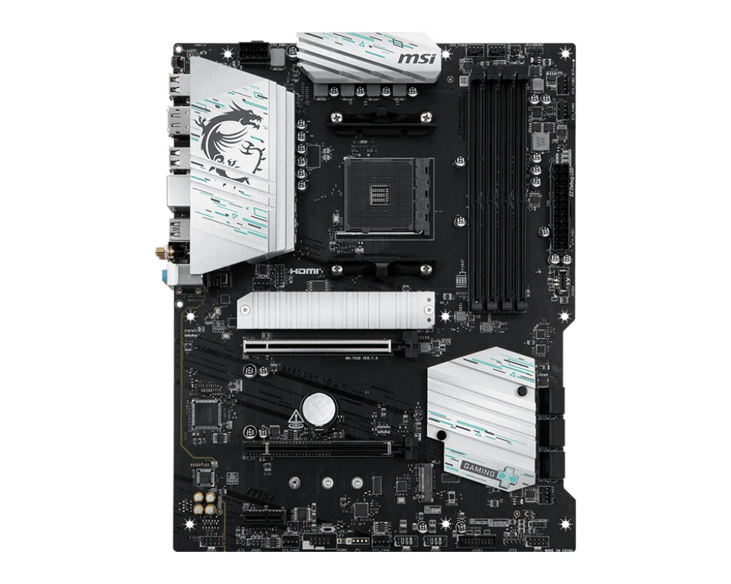 MSI B550 GAMING WIFI Motherboard AMD B550 Sockel AM4 ATX – Bild 2