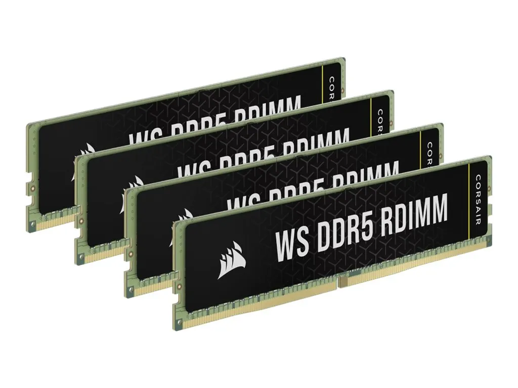 Corsair WS RDIMM Intel DDR5-6000 CL40 64 GB Kit (4x 16 GB) (CMA64GX5M4B6000Z40)