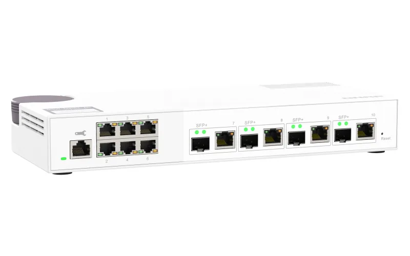 QNAP QSW-M2106-4C Netzwerk-Switch Managed L2 2.5G Ethernet (100/1000/2500) Weiß – Bild 3