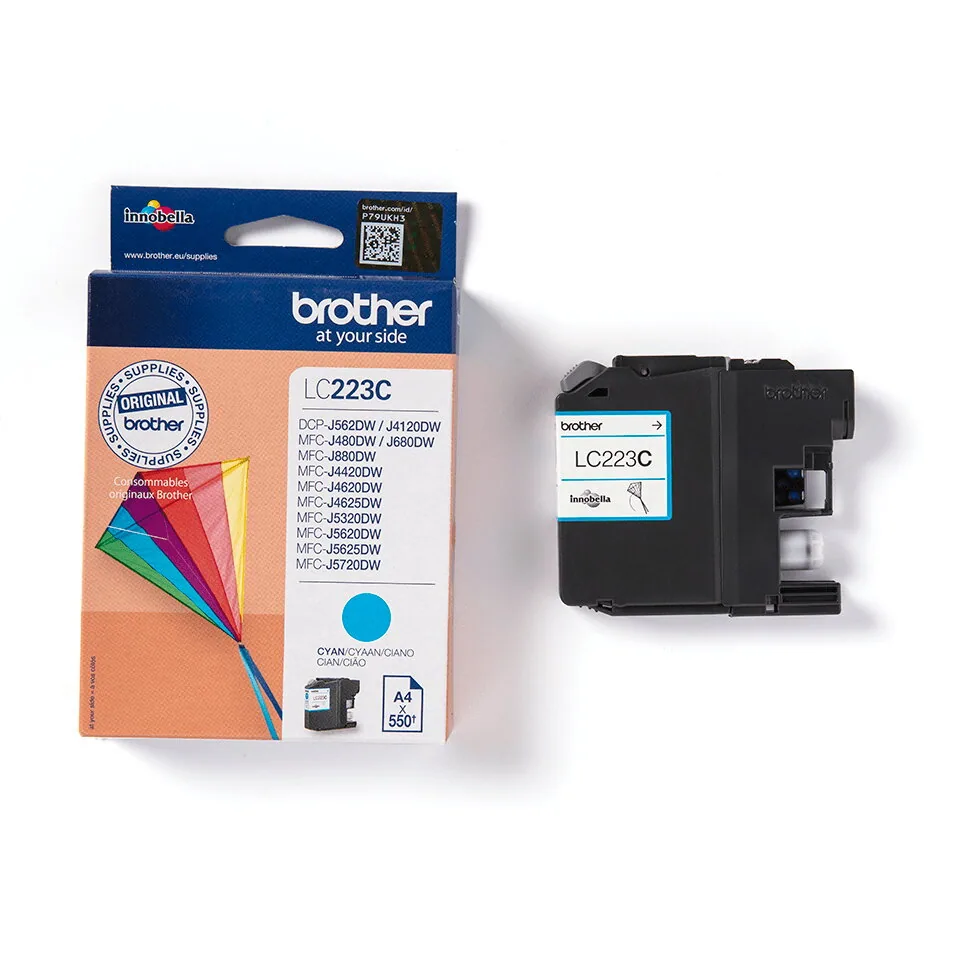 Brother LC223C Druckerpatrone 1 Stück(e) Original Cyan – Bild 2