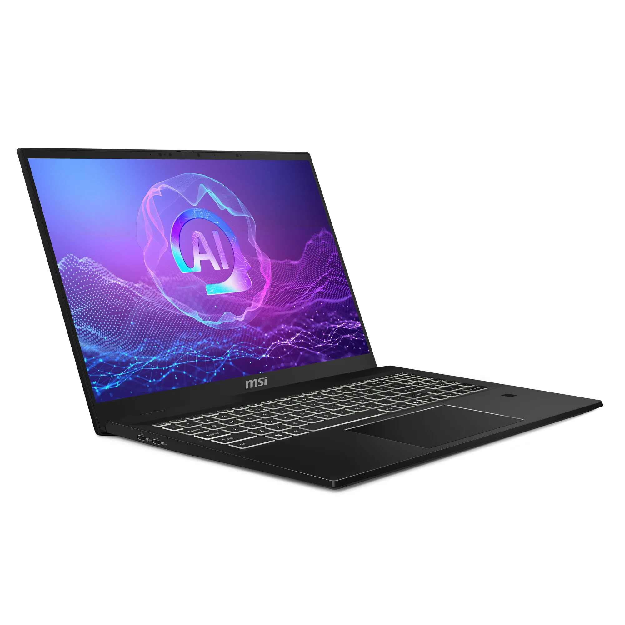 MSI Summit A16 Al+A3HMTG-035 AMD Ryzen AI 9 365 Hybrid (2-in-1) 40,6 cm (16") Touchscreen Quad HD+ 32 GB LPDDR5-SDRAM 1 TB SSD Wi-Fi 7 (802.11be) Windows 11 Pro Schwarz – Bild 3