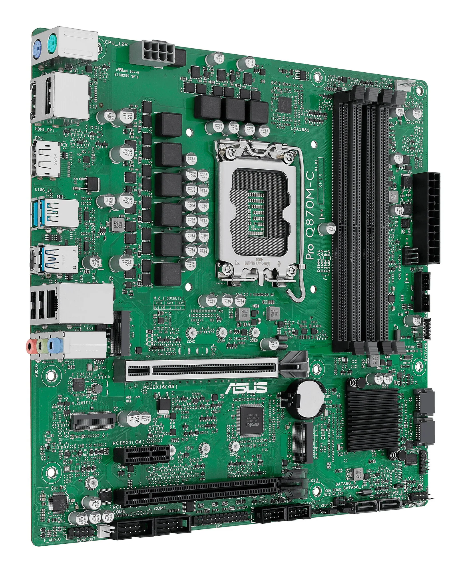 ASUS PRO Q870M-C-CSM Intel Q870 LGA 1851 (Socket V1) micro ATX – Bild 3
