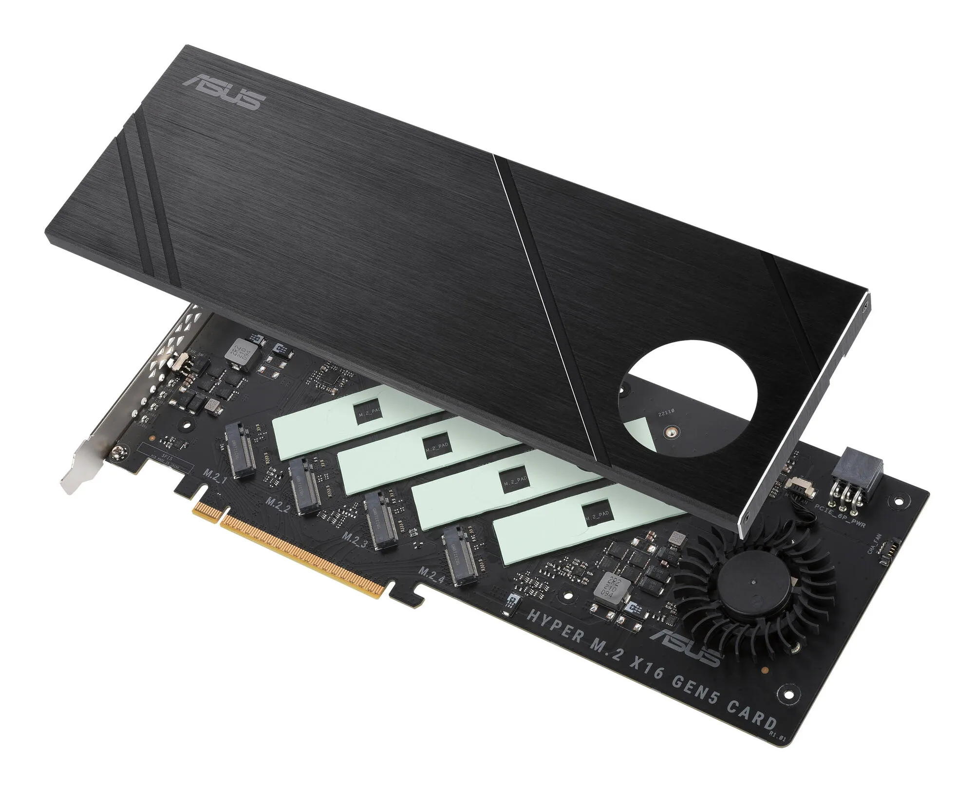 ASUS Hyper M.2 x16 Gen5 Card Schnittstellenkarte/Adapter Eingebaut – Bild 4