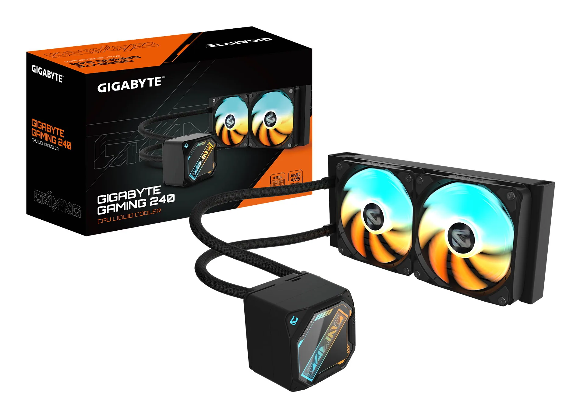 GIGABYTE GAMING 240 Flüssigkeitskühler für CPU – Bild 1