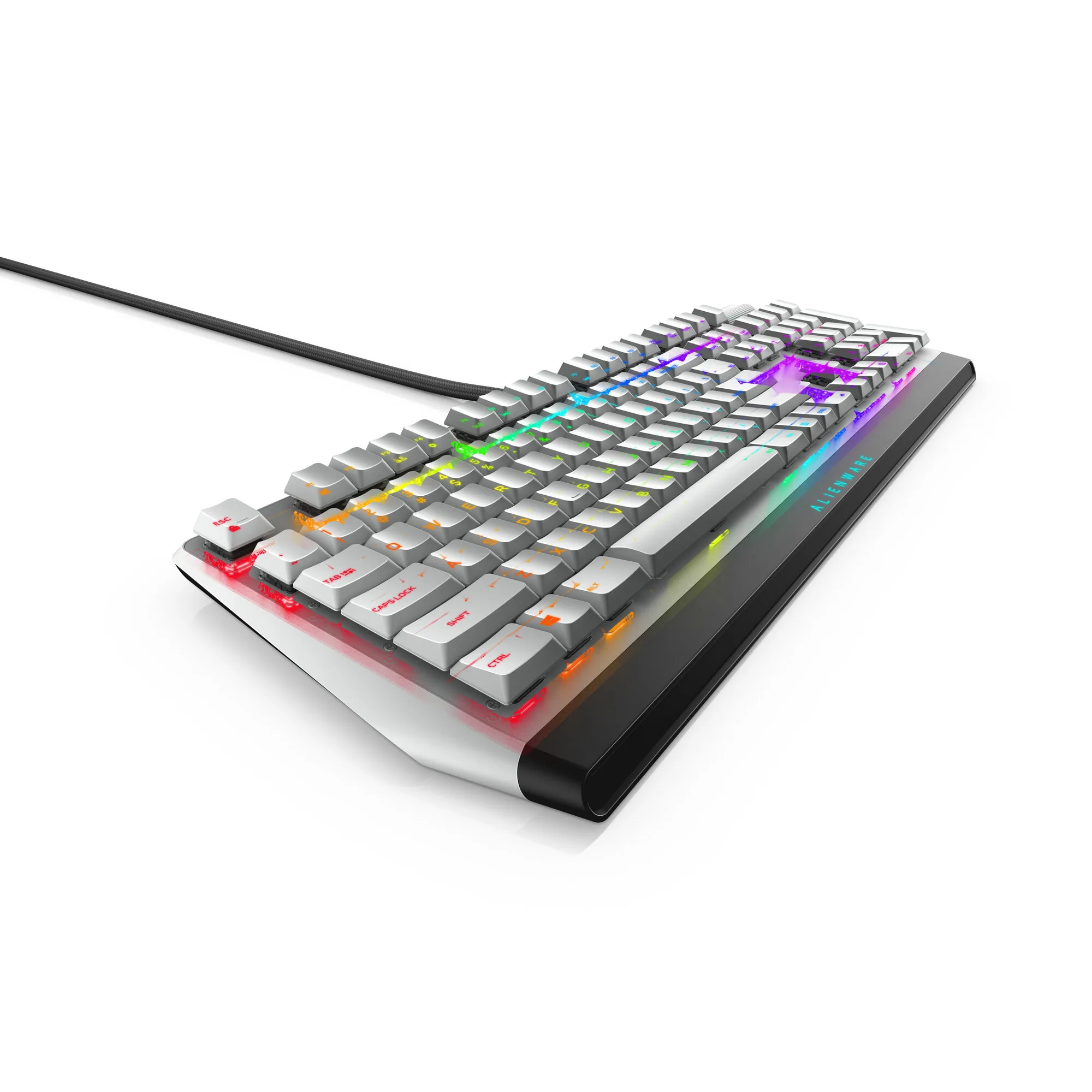 Alienware AW510K Tastatur Gaming USB Schwarz, Weiß – Bild 2