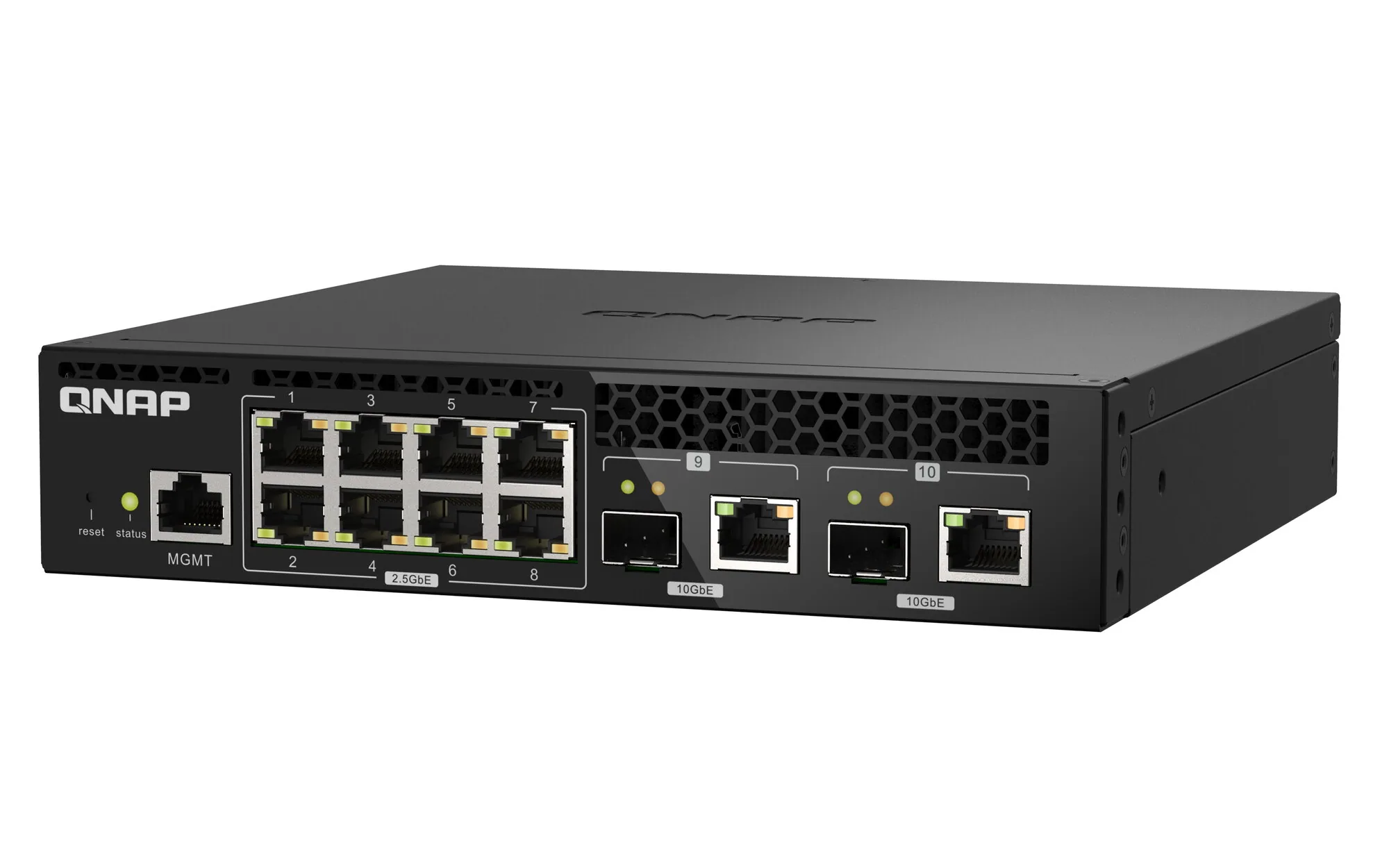QNAP QSW-M2108R-2C Netzwerk-Switch Managed L2 2.5G Ethernet (100/1000/2500) Power over Ethernet (PoE) Schwarz – Bild 5