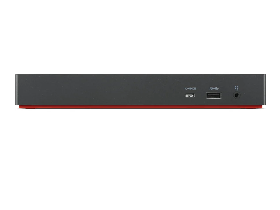 Lenovo 40B00300IT laptop-dockingstation & portreplikator Kabelgebunden Thunderbolt 4 Schwarz, Rot – Bild 3