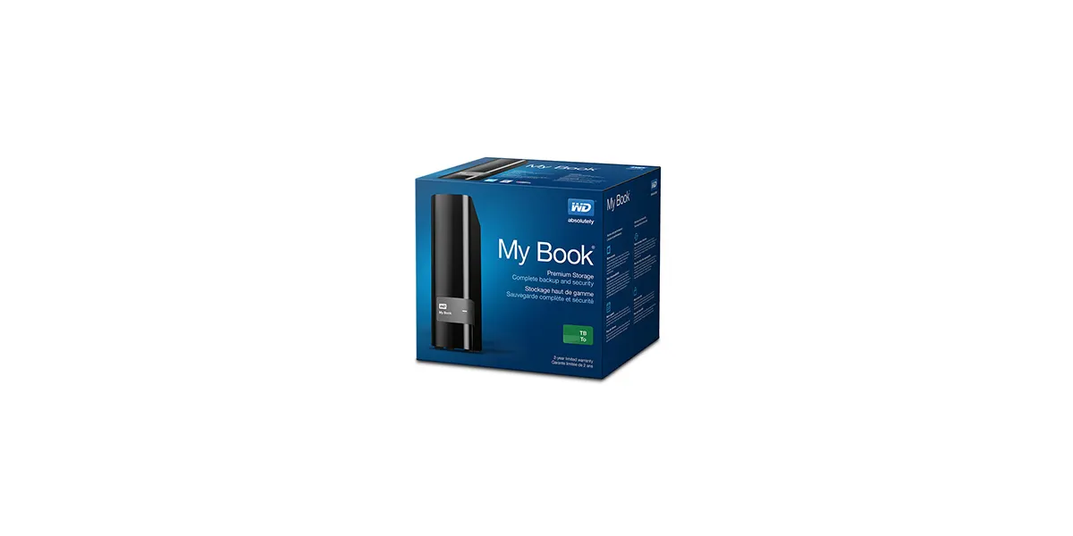 WD 8.9 cm 8.0 TB USB3.0 MyBook Essential schwarz extern