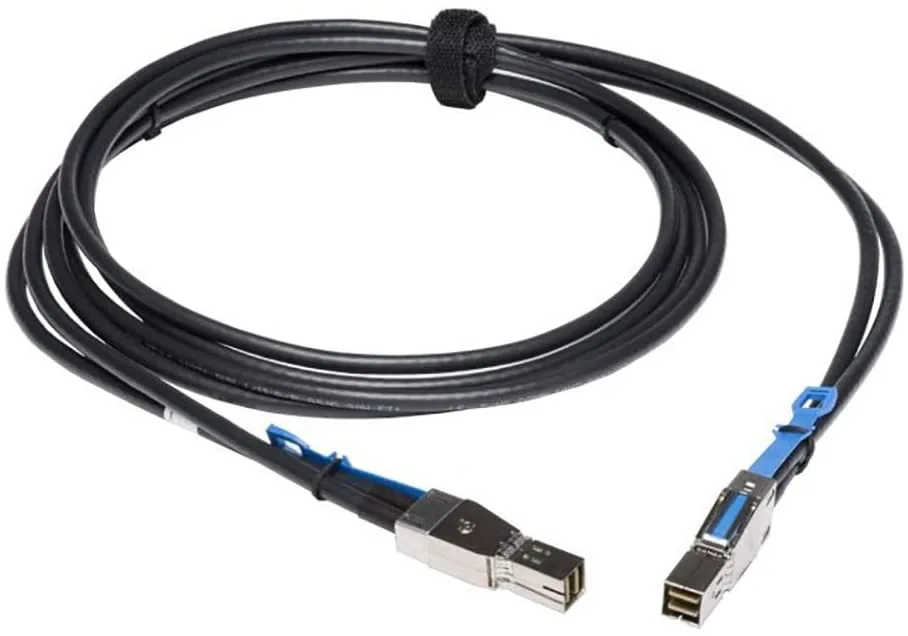 Lenovo 00YL849 Serial Attached SCSI (SAS)-Kabel 2 m 12 Gbit/s Schwarz – Bild 1