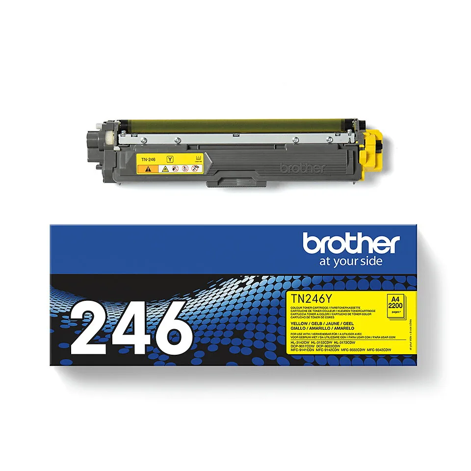 Brother TN-246Y Tonerkartusche 1 Stück(e) Original Gelb – Bild 1