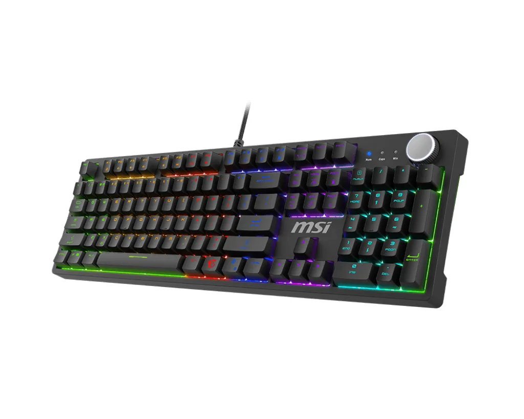 MSI FORGE GK320 RED Tastatur Gaming USB Schwarz – Bild 2