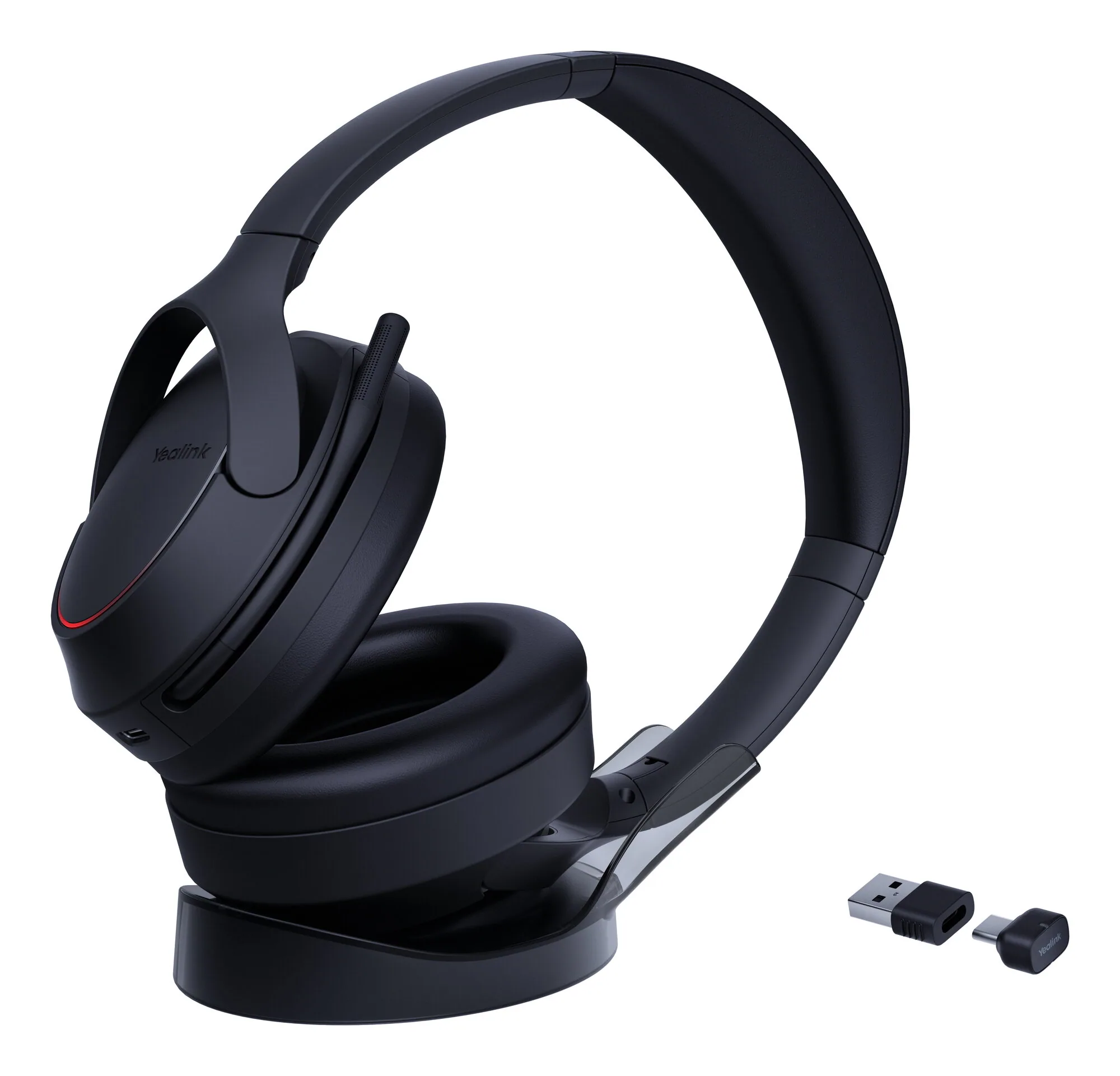 Yealink BH78 mit Standfuß USB-C/A Headset – Bild 1
