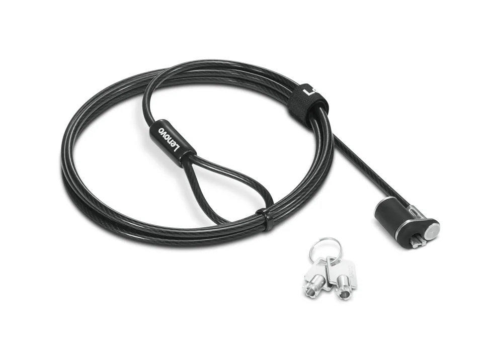 Lenovo 4XE1F30276 Kabelschloss Schwarz 1,5 m – Bild 1