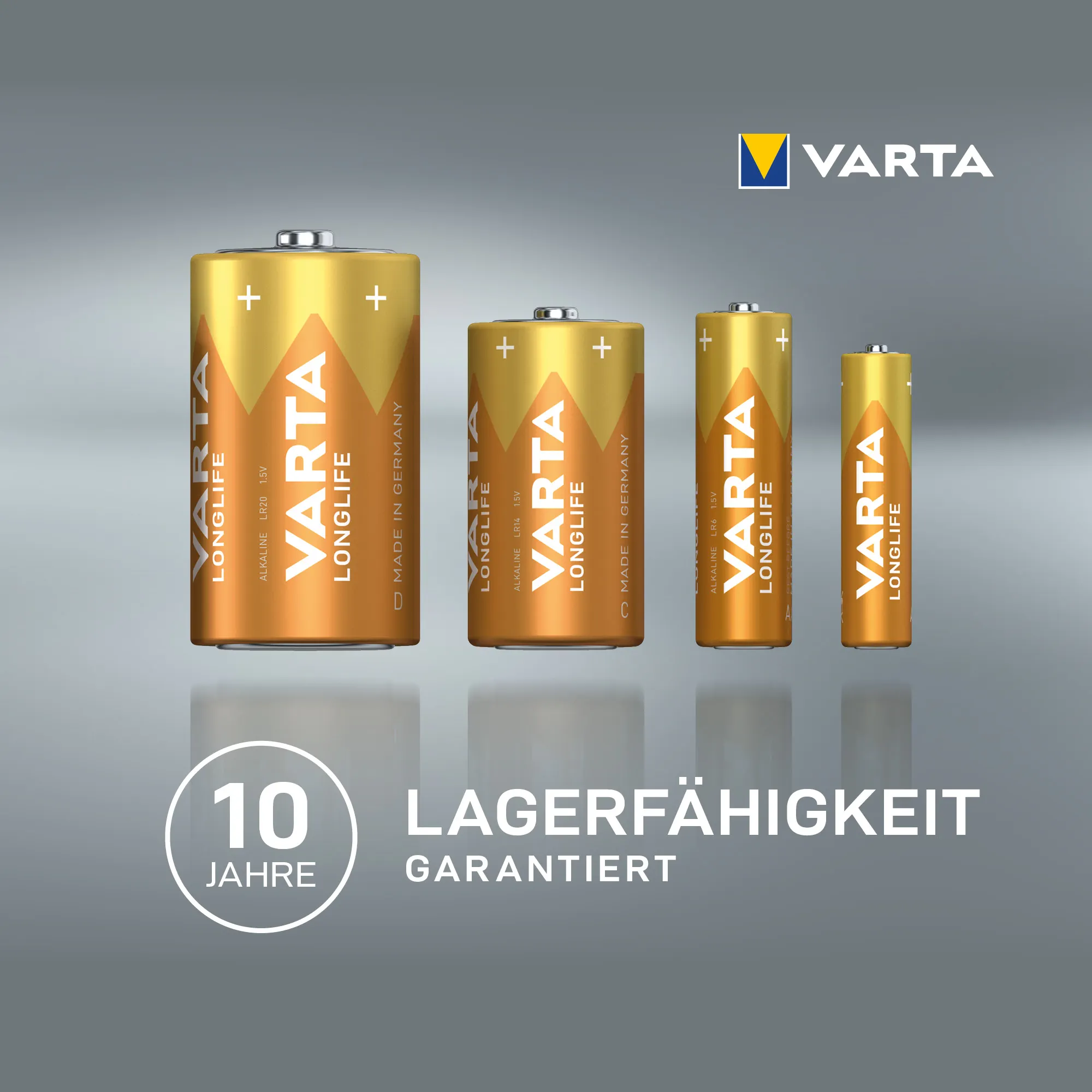 Varta Batterie LONGLIFE D Mono NEU 2 Stück