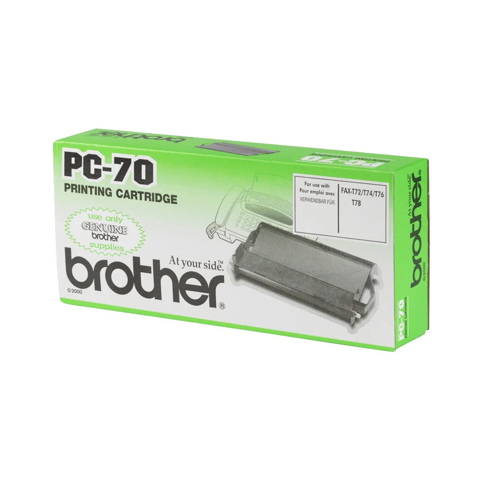 Brother PC-70 Fax-Zubehör Faxkassette + Farbband 140 Seiten Schwarz 1 Stück(e) – Bild 3