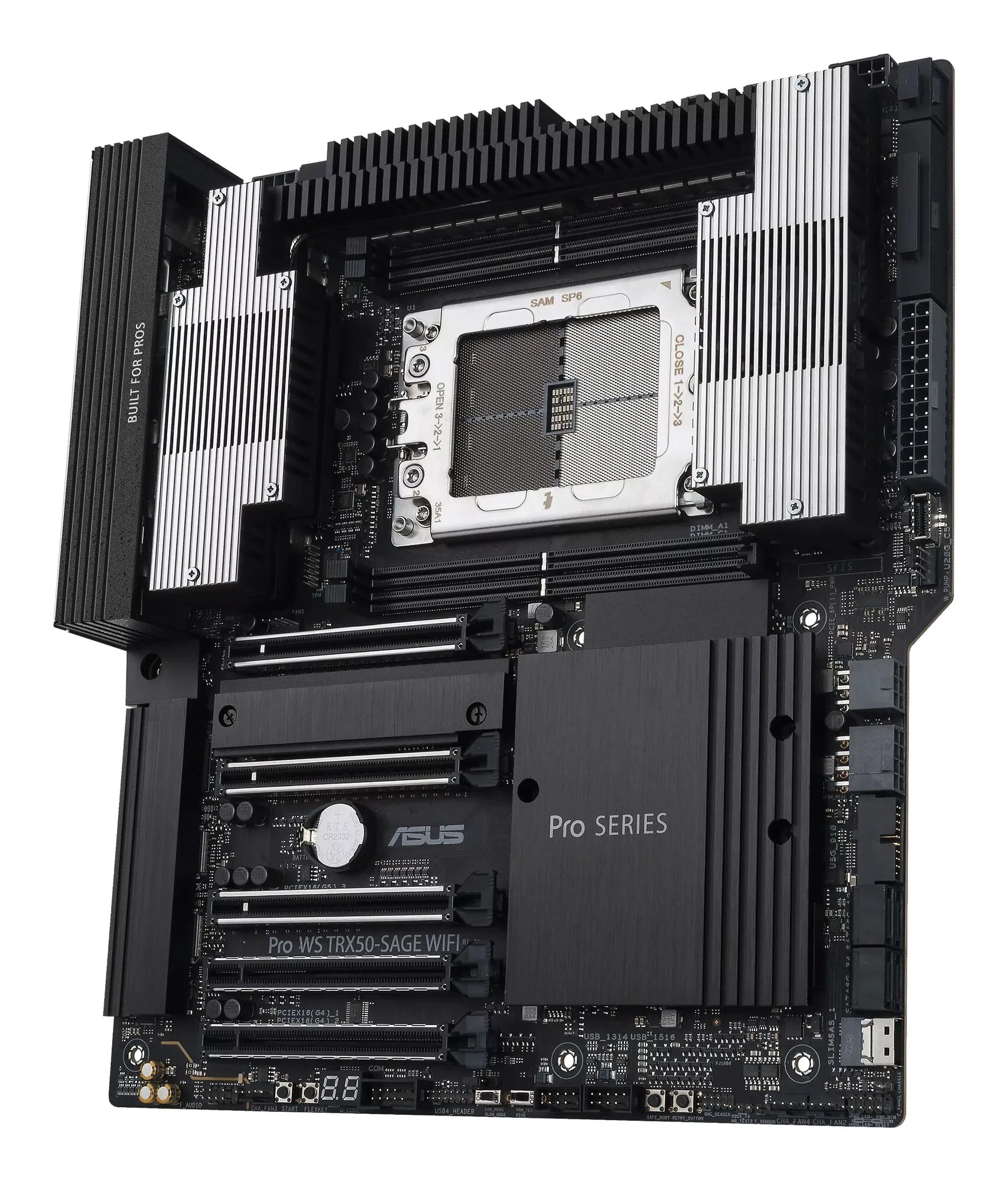 ASUS Pro WS TRX50-SAGE WIFI AMD TRX50 Socket sTR5 SSI CEB – Bild 4