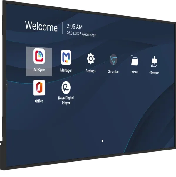 Viewsonic CDE7531-1C Signage-Display Digital Signage Flachbildschirm 190,5 cm (75") LCD WLAN 500 cd/m² 4K Ultra HD Schwarz Eingebauter Prozessor Android 14 24/7 – Bild 2
